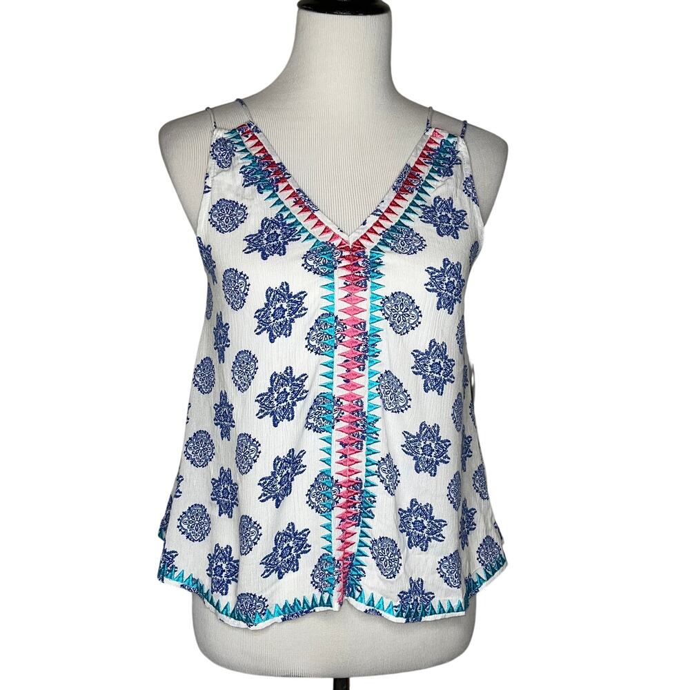 Altar’d State Embroidered Accent Tank